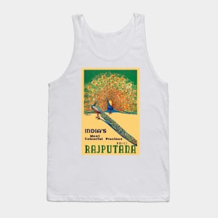 Rajputana India Vintage Travel Poster Tank Top